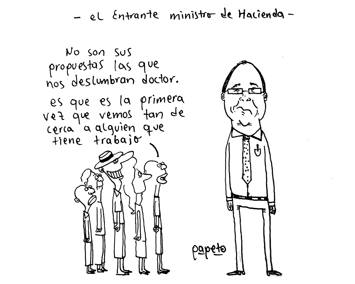 El entrante ministro
