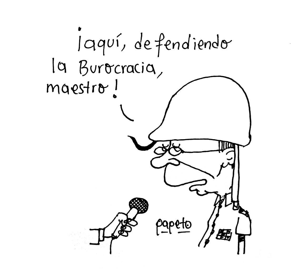 aquí defendiendo
