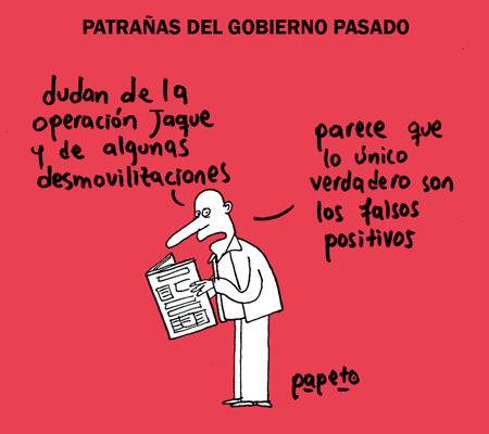 Patrañas del gobierno pasado