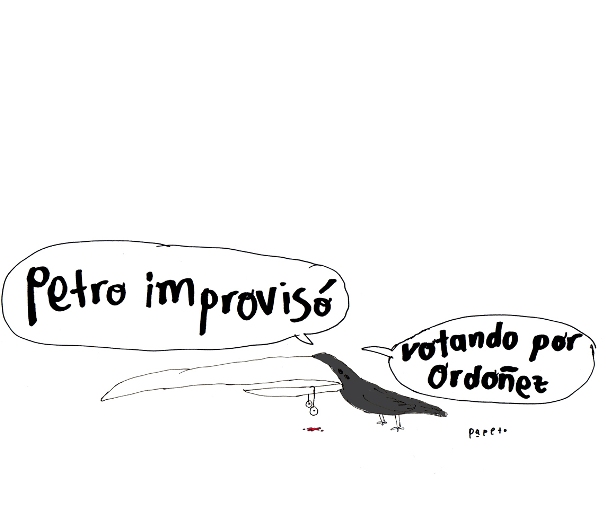 Petro improvisó