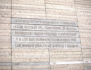 Parque de la Memoria en la ciudad de Buenos Aires