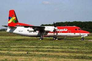 Avión Fokker 50 similar a la aeronave del vuelo 9463 de Avianca, secuestrado por el ELN.