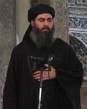 Abu Bakr al-Baghdadi, Califa del autoproclamado Estado Islámico ISIS.