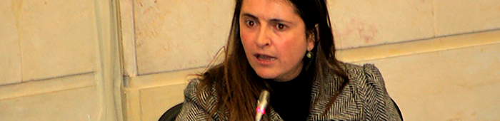 La senadora Paloma Valencia.