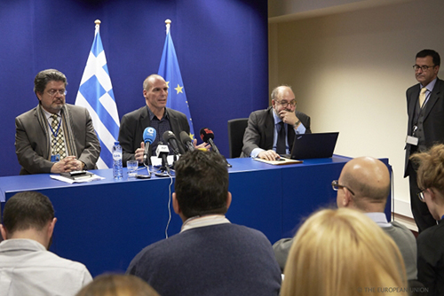 El Ministro de Finanzas Griego Yanis Varoufakis.