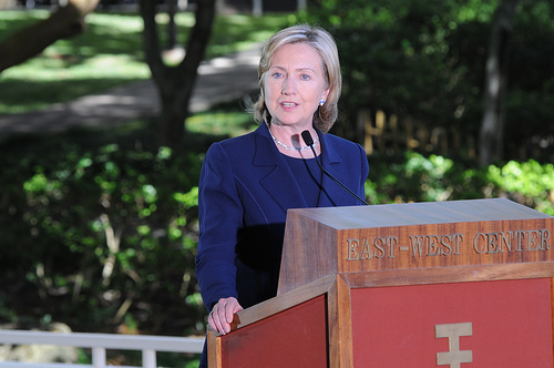 Hillary Clinton durante su periodo como Secretaria de Estado del gobierno Estadounidense.