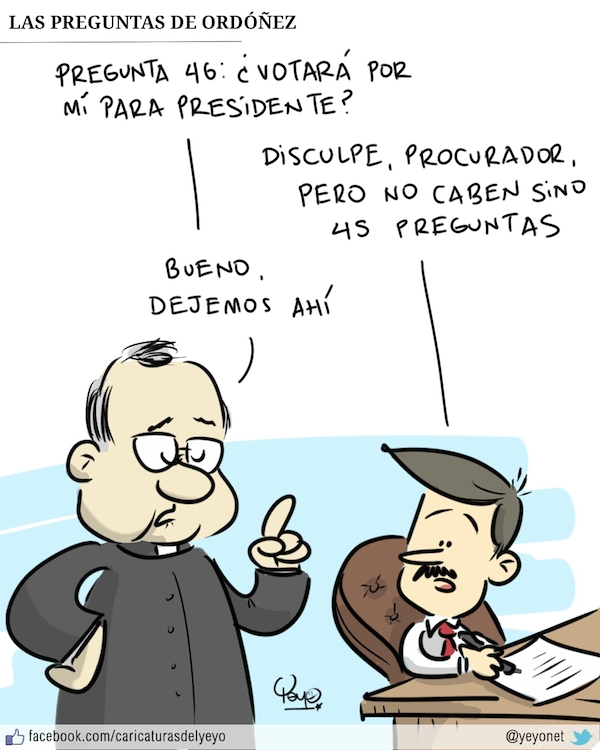 El procurador con sus 46 preguntas