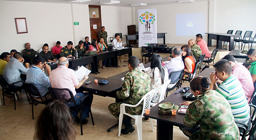 Comité Operativo de restitución Local en Villa del Rosario, Norte de Santander.