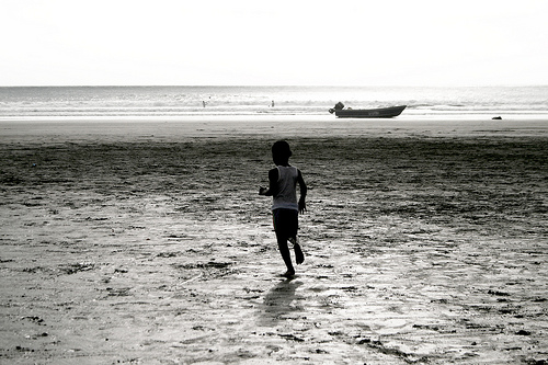 Playa de Bahía Solano en el Chocó.