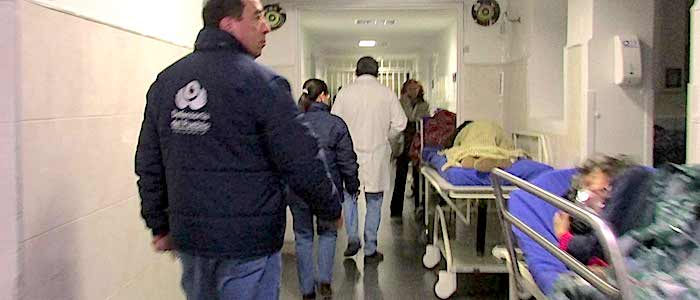 Visita de la defensoría del pueblo al área de Urgencias del Hospital de Engativá.