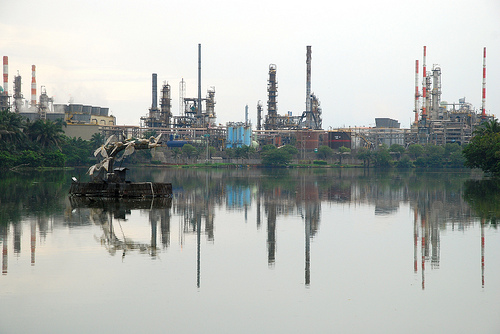 Refinería de Petróleo en Barrancabermeja, Santander.