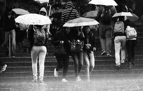 Tarde lluviosa en Bogotá.