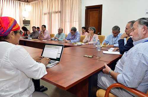 La Delegación de Paz del Gobierno Nacional en La Habana, Cuba.