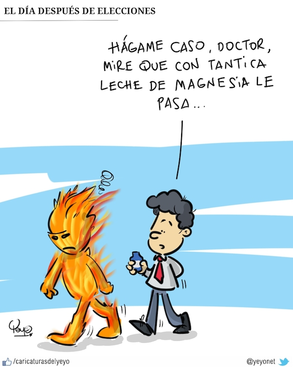 quemados en las elecciones
