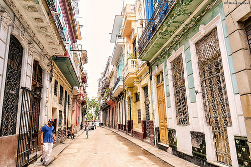 Callejón de La Habana Vieja, Cuba.