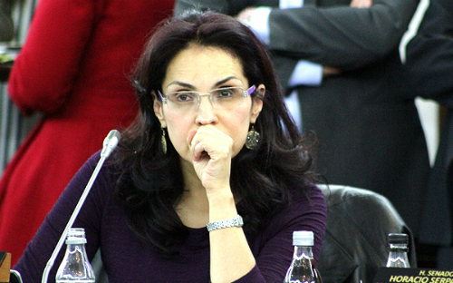 La Senadora Viviane Morales.