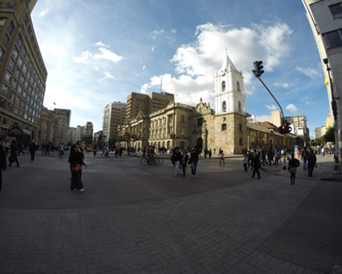 Día seco y soleado en Bogotá.