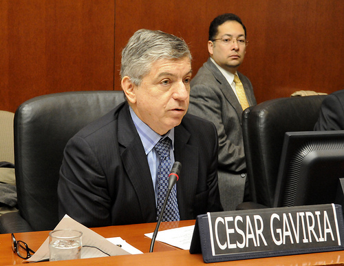 Durante la Presidencia de César Gaviria, Rafael Pardo ejerció como Ministro de Defensa.