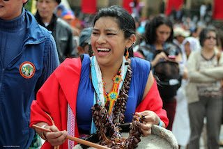 Marcha de la Minga en Bogotá