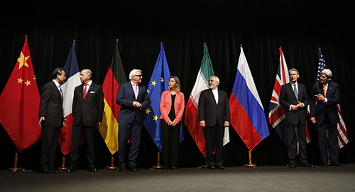 Negociadores del tratado nuclear con Irán.