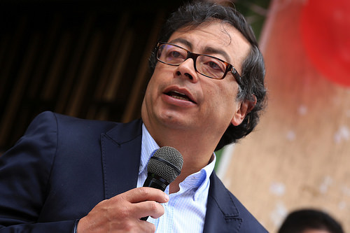 El Alcalde electo, Enrique Peñalosa.