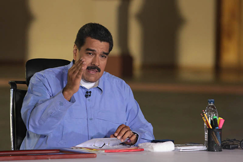 El Presidente venezolano, Nicolás Maduro.