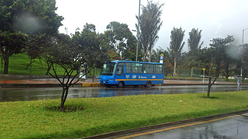 Bus del SITP en Bogotá.