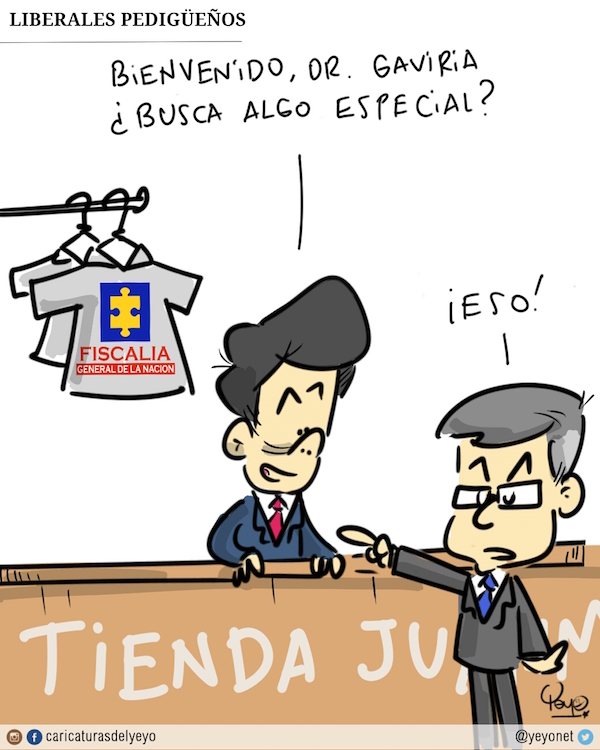 Liberales pidiendo la fiscalía