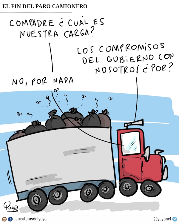 Compadre ¿cuál es nuestra carga? - Los compromisos del gobierno con nosotros.