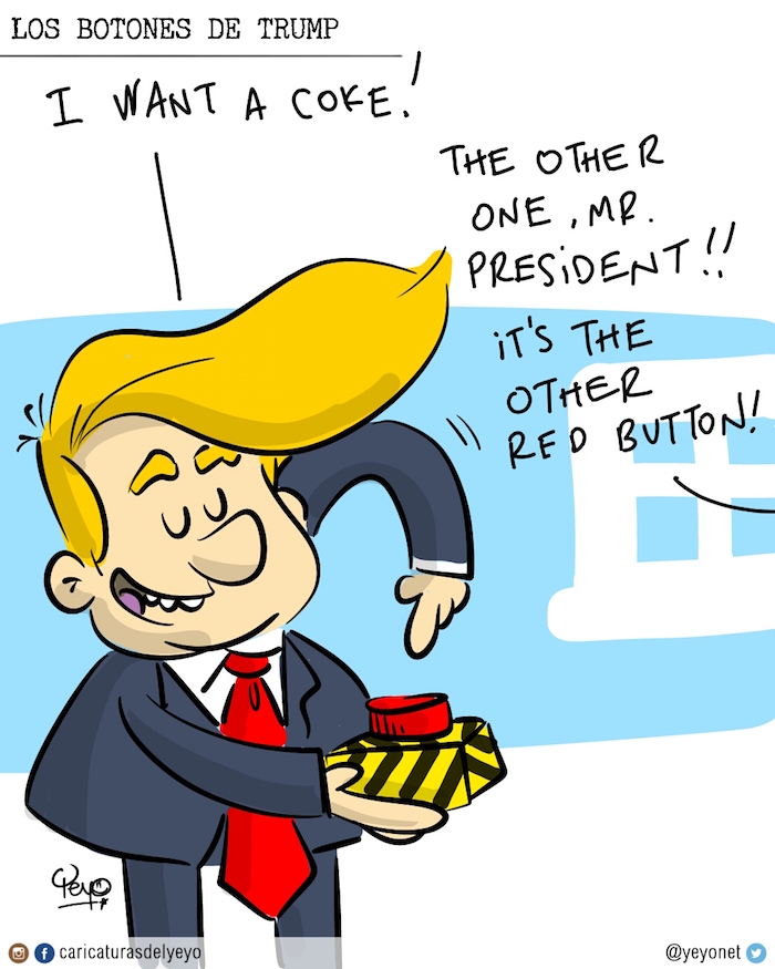 Los botones de Trump