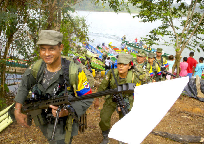 Exguerrilleros de las FARC-EP.