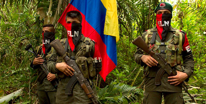 Miembros del Ejército de Liberación Nacional, ELN. 