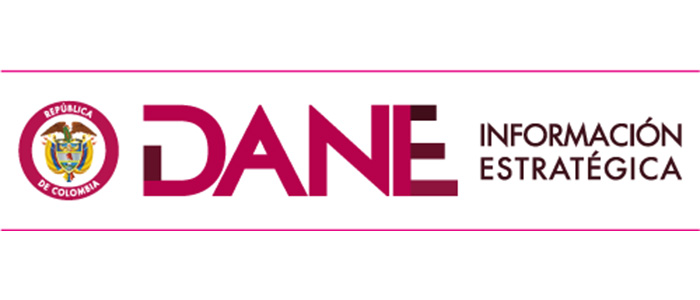 Logo del DANE. 