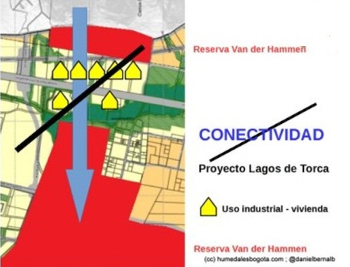 Conectividad tras la Renovación urbana en la Reserva Thomas Van der Hammen