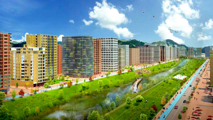Propuesta de vivienda en Bogotá, Lagos de Torca. 