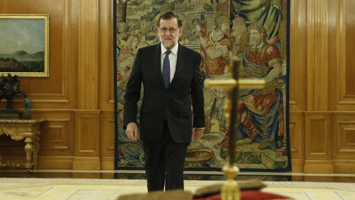 Mariano Rajoy en la que fue su posesión como gobernante de España.