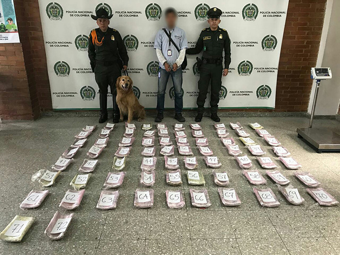 Captura de traficante de drogas.