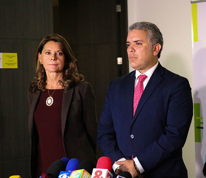Iván Duque y Marta Lucía Ramírez.