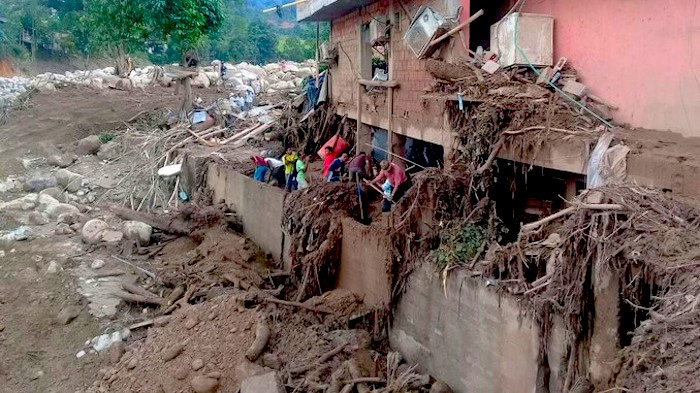 Mocoa luego de la avalancha de hace un año. 