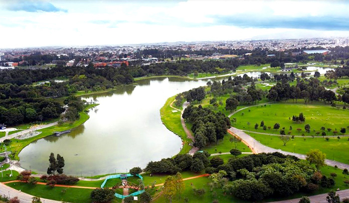 Zonas verdes en Bogotá