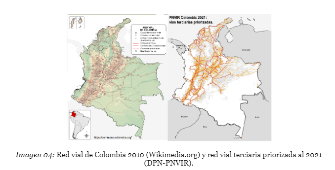 Red vial de Colombia 2010