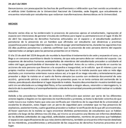 Grafica 3 Denuncias de amenazas a estudiantes